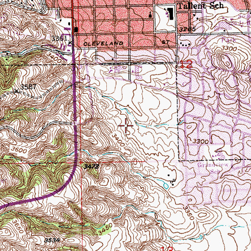 Topographic Map of Rapid City Regional Hospital Heliport, SD