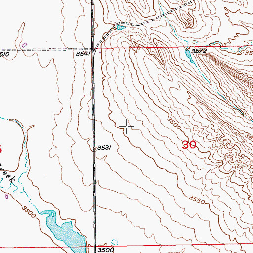 Topographic Map of J Chlecq Dam, SD
