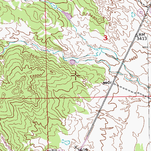 Topographic Map of Fishko Dam Number 2, SD