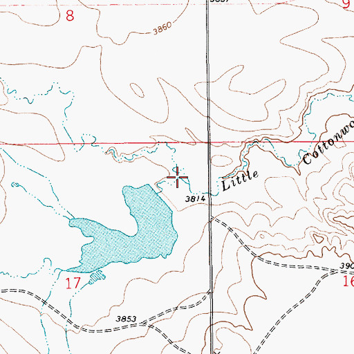 Topographic Map of Pfister Pond Number 2 Dam, SD