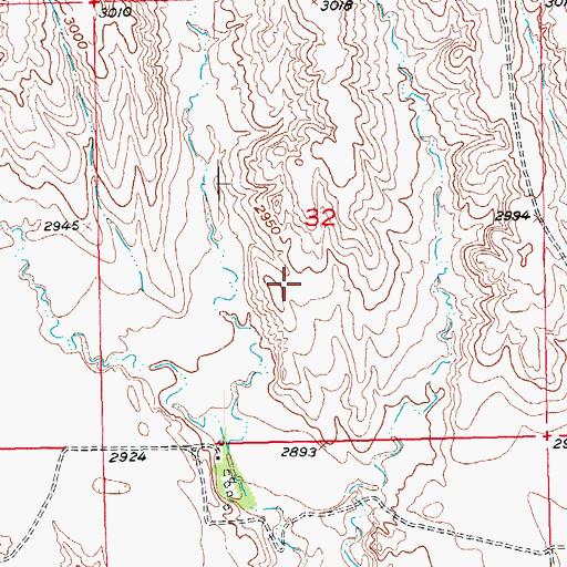 Topographic Map of G Flier Dam, SD