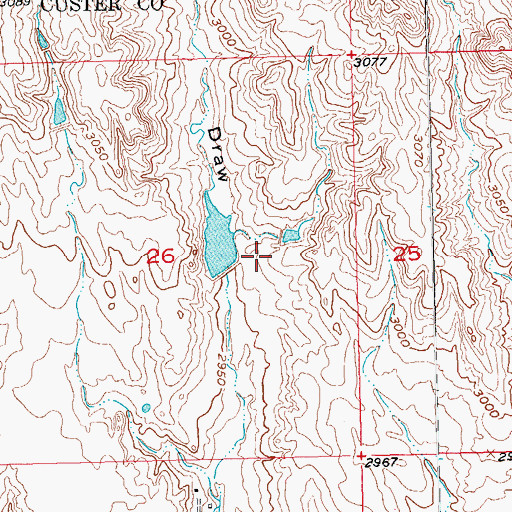 Topographic Map of C Peterson Dam, SD