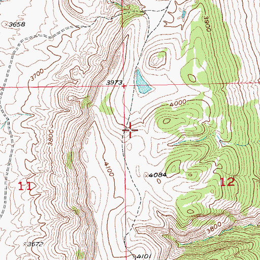 Topographic Map of Streeter Dam, SD