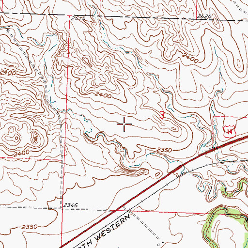 Topographic Map of Ferdig Number 1 Dam, SD
