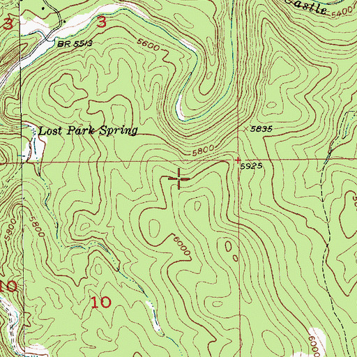 Topographic Map of Rimmer Ridge, SD