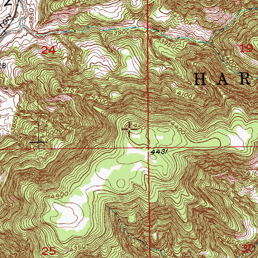 Topographic Map of Chilson Mountain, SD