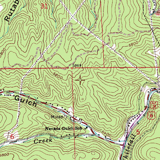 Topographic Map of Kirk, SD
