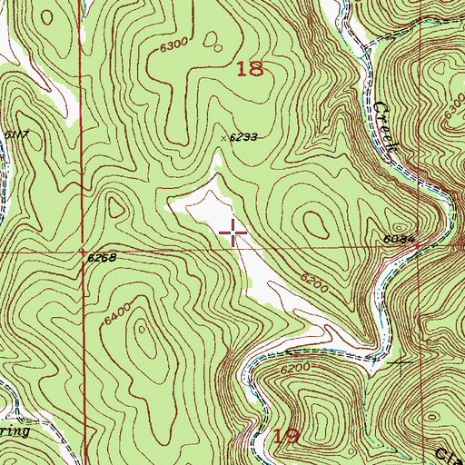 Topographic Map of Clayton Pond, SD