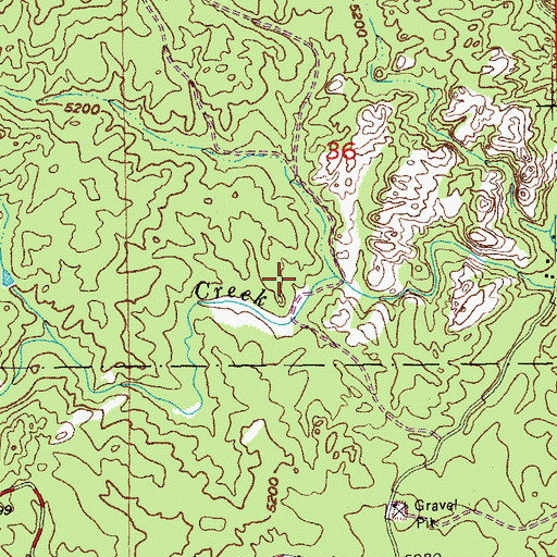 Topographic Map of Norbeck Trail, SD
