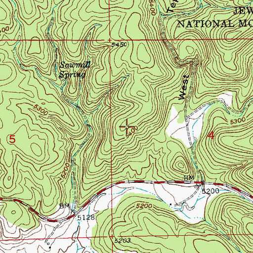 Topographic Map of Tepee Agate Area, SD