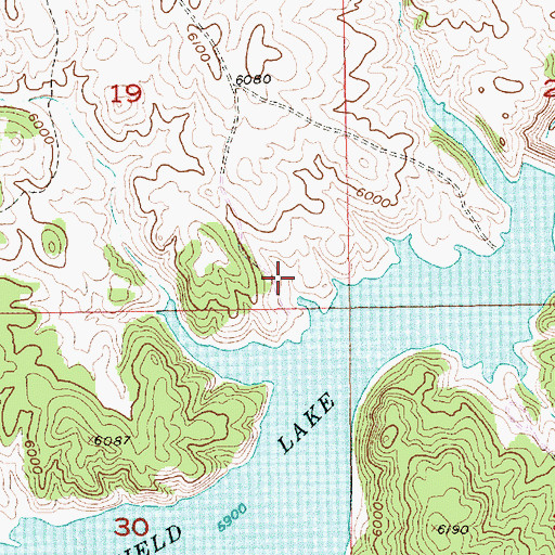 Topographic Map of Custer Trail Campground, SD