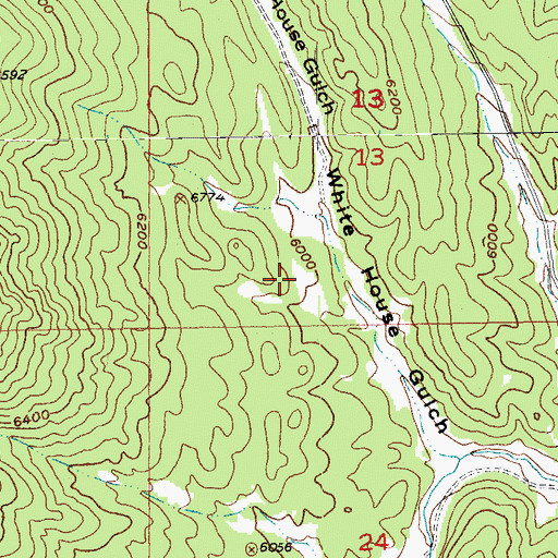 Topographic Map of Bear Mountain Lookout, SD