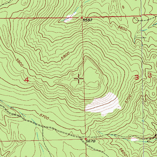 Topographic Map of Black Hills Experimental Forest, SD