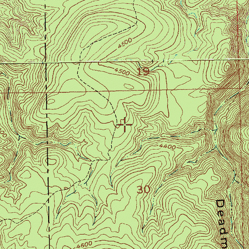 Topographic Map of Fort Meade Veterans Administration Watershed, SD