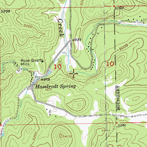 Topographic Map of Hazelrodt Picnic Area, SD
