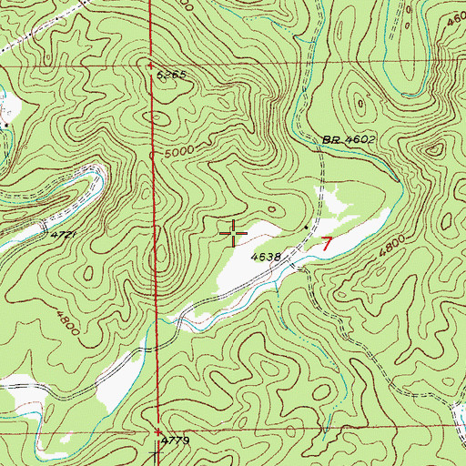 Topographic Map of Horse Campground, SD