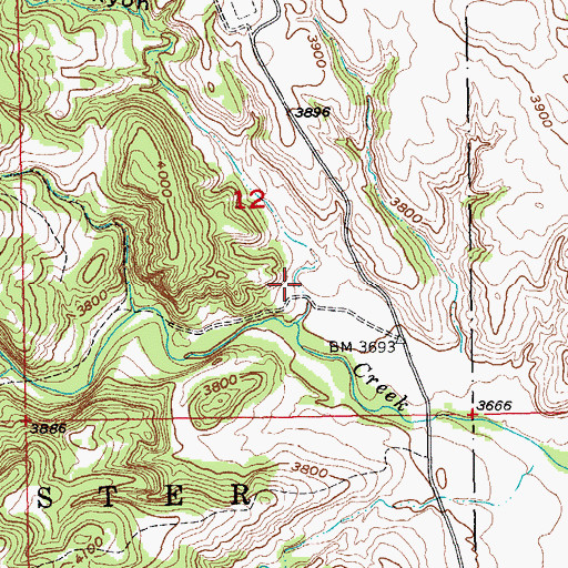 Topographic Map of French Creek Trailhead, SD