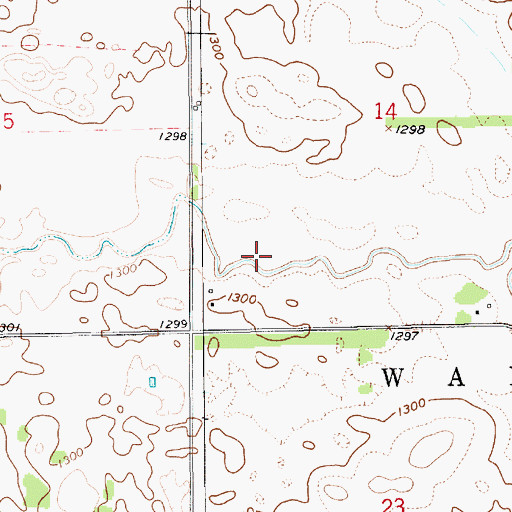 Topographic Map of Ferguson Grove, SD