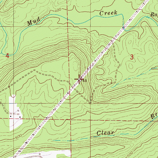 Topographic Map of Sand Mountain, AL