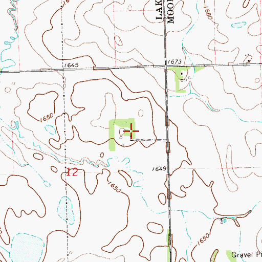 Topographic Map of Bethel Presbyterian Church (historical), SD