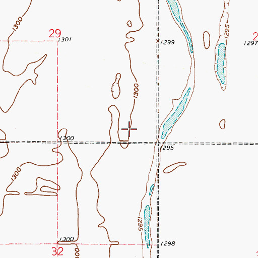 Topographic Map of May (historical), SD