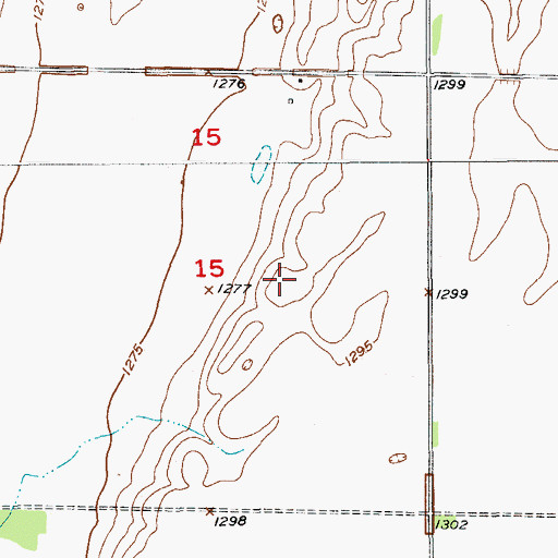 Topographic Map of Tetouka (historical), SD