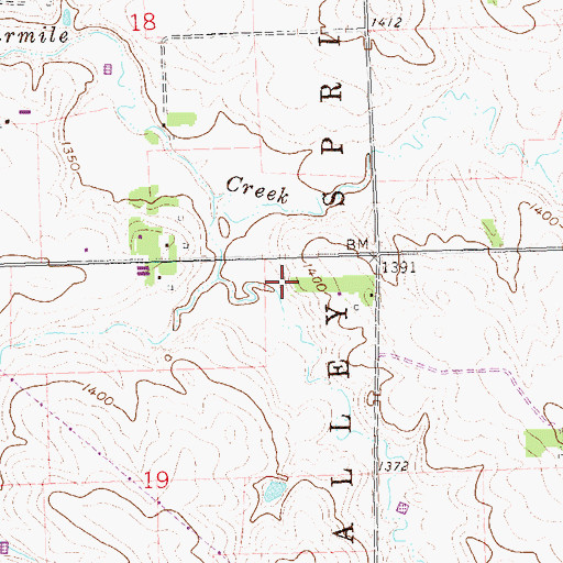 Topographic Map of Split Rock (historical), SD