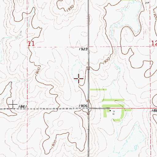 Topographic Map of Sport Hill School Number 9, SD