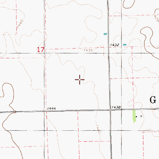 Topographic Map of Eliza (historical), SD