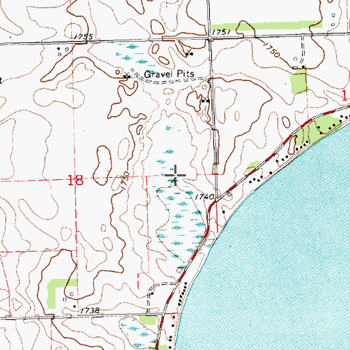 Topographic Map of Sunset Beach (historical), SD