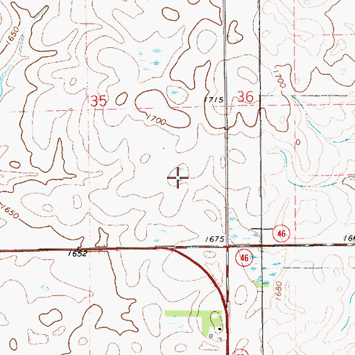 Topographic Map of Scalp Butte (historical), SD