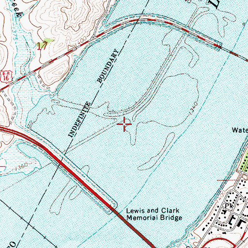 Topographic Map of American Island (historical), SD