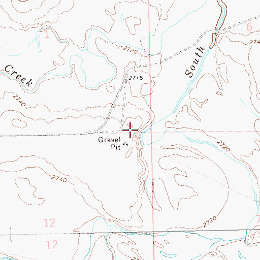 Topographic Map of Glenlevit (historical), SD