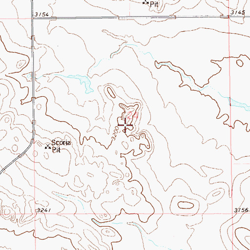 Topographic Map of Watson (historical), SD