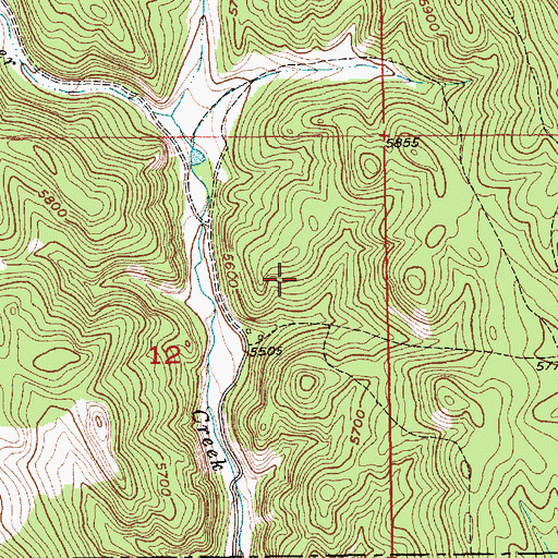 Topographic Map of Diamond City (historical), SD