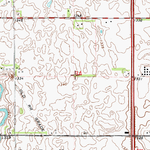 Topographic Map of Country Village Mobile Park, SD