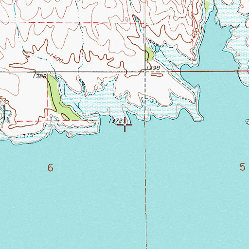 Topographic Map of Ducharme Cemetery (historical), SD
