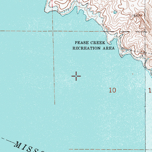 Topographic Map of Jackson Number 1 School (historical), SD