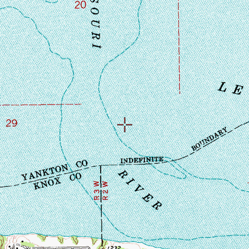 Topographic Map of Antelope Point (historical), SD