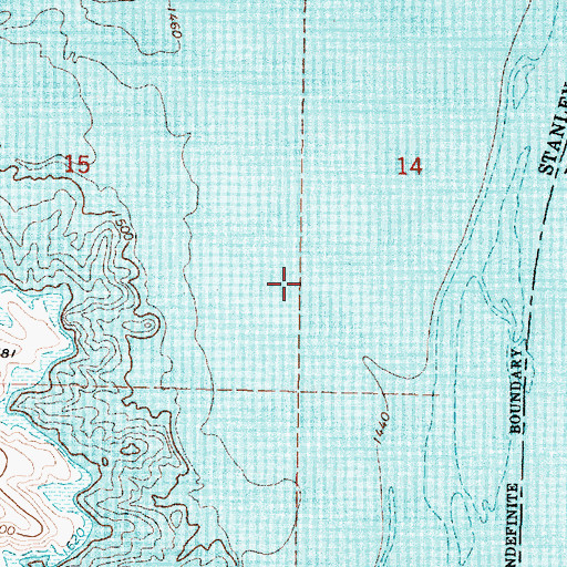 Topographic Map of W Madison Ranch (historical), SD