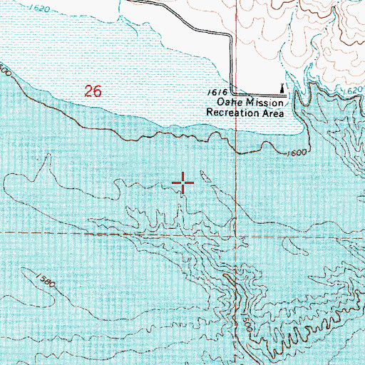 Topographic Map of T Doland Ranch (historical), SD