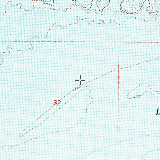 Topographic Map of Robinson Brothers Ranch (historical), SD