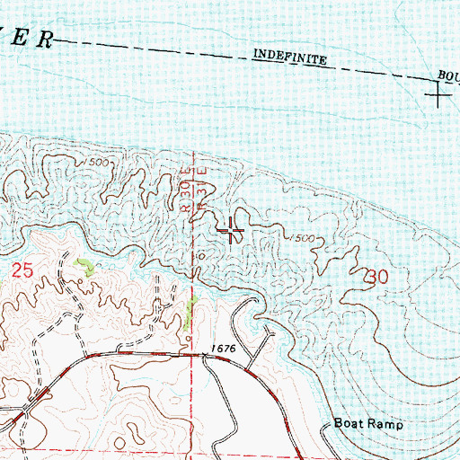 Topographic Map of Fort Primeau (historical), SD