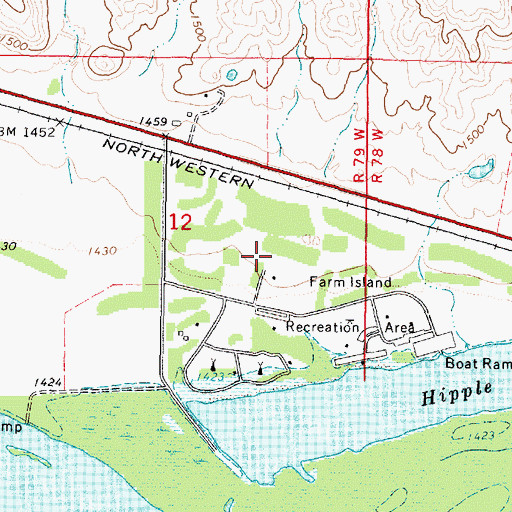 Topographic Map of Fort Sully (historical), SD