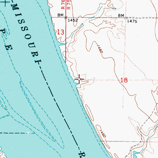 Topographic Map of Loisels Post (historical), SD