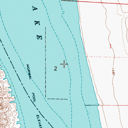 Topographic Map of Fort au Cedras (historical), SD