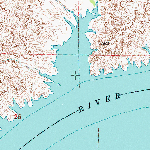 Topographic Map of Black Point (historical), SD