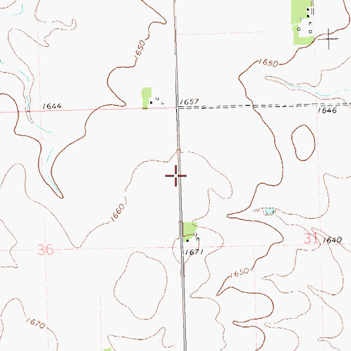 Topographic Map of Eagle Island, SD
