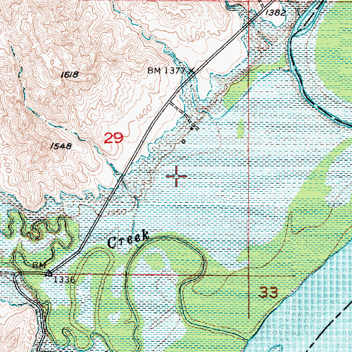 Topographic Map of Brule Agency (historical), SD