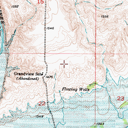 Topographic Map of Grandpie Head (historical), SD